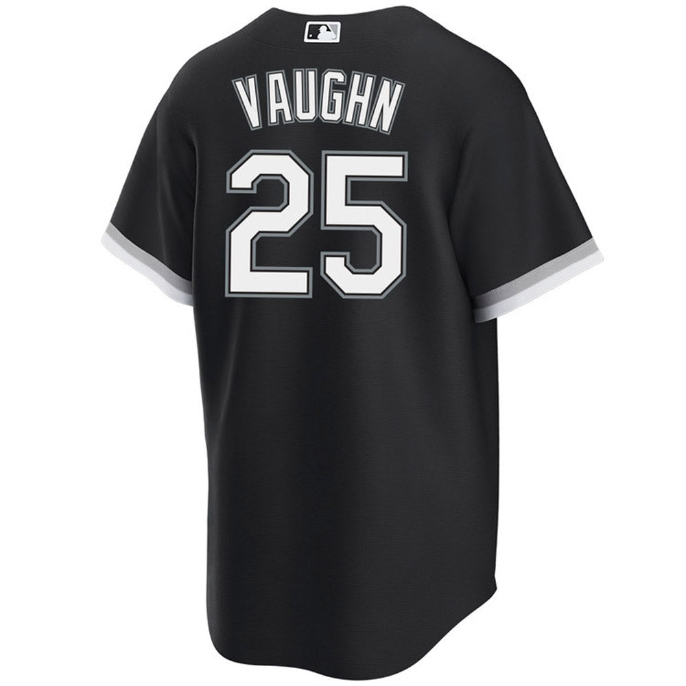 Men's Chicago White Sox Andrew Vaughn Cool Base Replica Alternate Jersey - Black